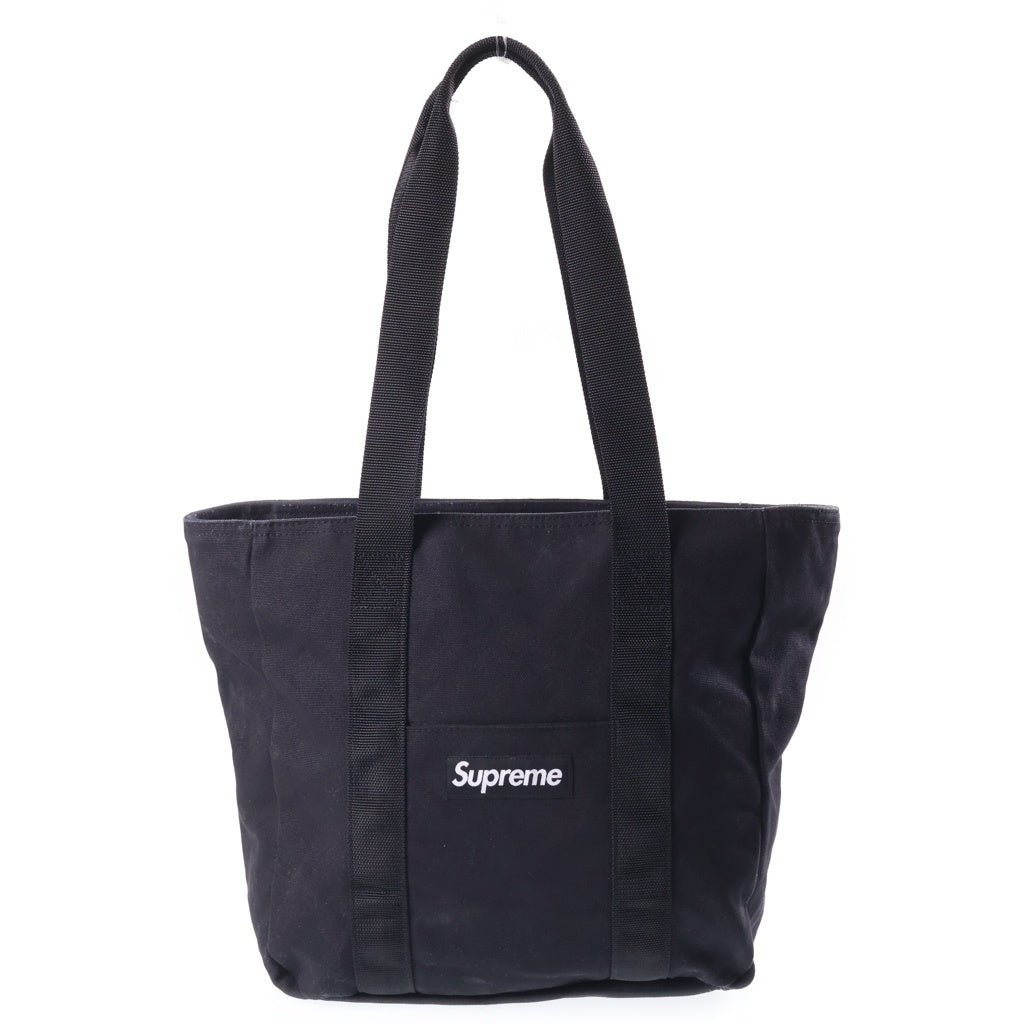 SUPREME(シュプリーム) 20AW Logo Canvas Tote ロゴ キャンバス トートバッグ ブラック
