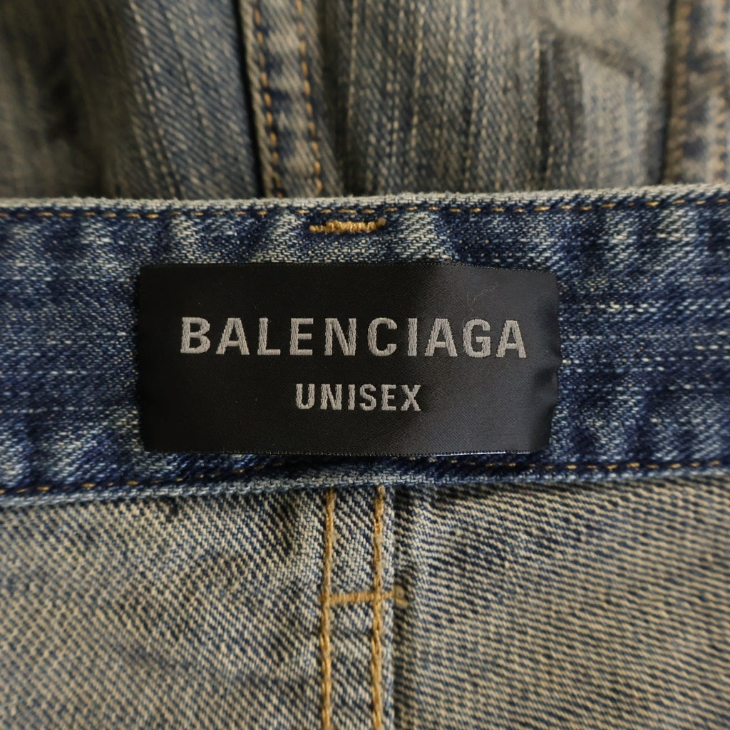 BALENCIAGA(バレンシアガ) 23SS GRAFFITI BAGGY グラフィティ バギーデニムパンツ ワイドパンツ インディゴ 745223 TNW65