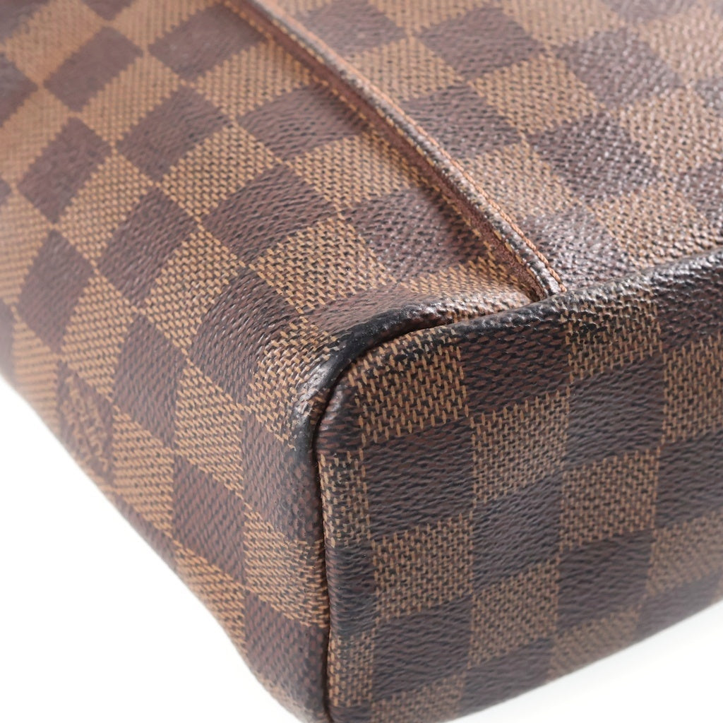 LOUIS VUITTON(ルイヴィトン) ダミエ オラフPM ショルダーバッグ ブラウン レザー×PVC ゴールド金具 N41442 MI2087