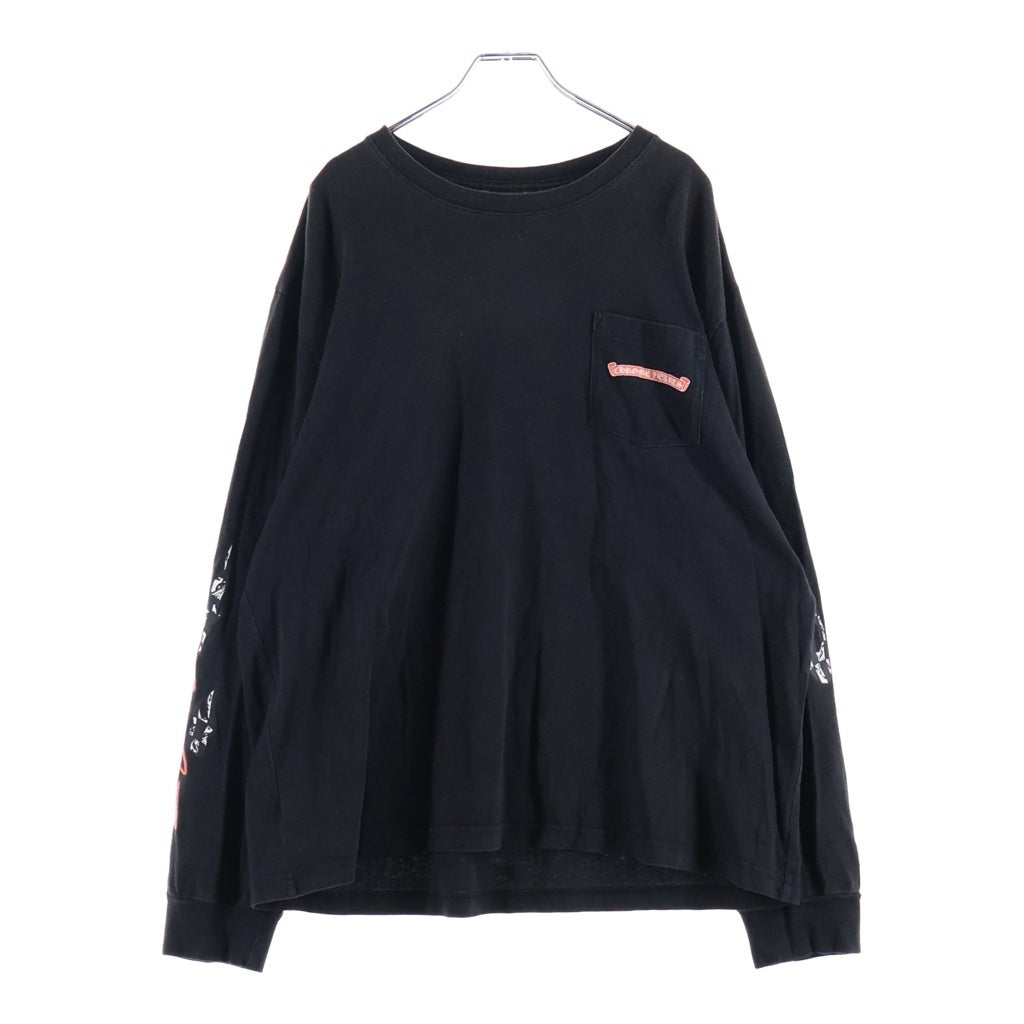 CHROME HEARTS(クロムハーツ) ×MATTY BOY PPO STAY FAST RACE TEAM L/S TEE マッティーボーイ ステイファスト レースチーム クルーネック長袖Tシャツ カットソー ブラック
