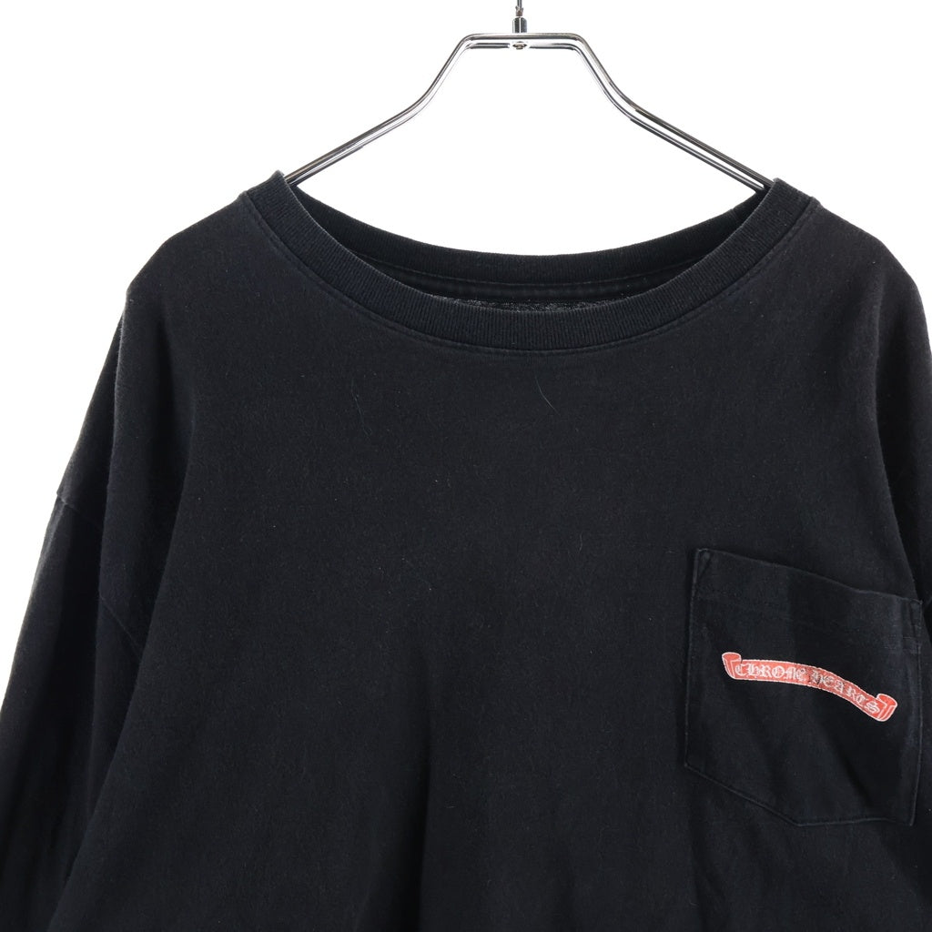 CHROME HEARTS(クロムハーツ) ×MATTY BOY PPO STAY FAST RACE TEAM L/S TEE マッティーボーイ ステイファスト レースチーム クルーネック長袖Tシャツ カットソー ブラック