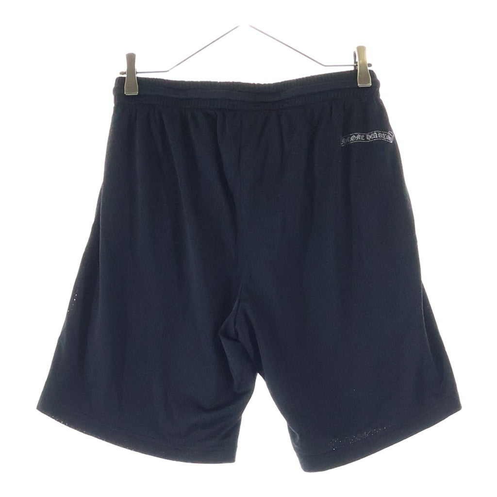 CHROME HEARTS(クロムハーツ) MESH VARSITY SHORTS CHプリント メッシュハーフパンツ ショーツ ブラック