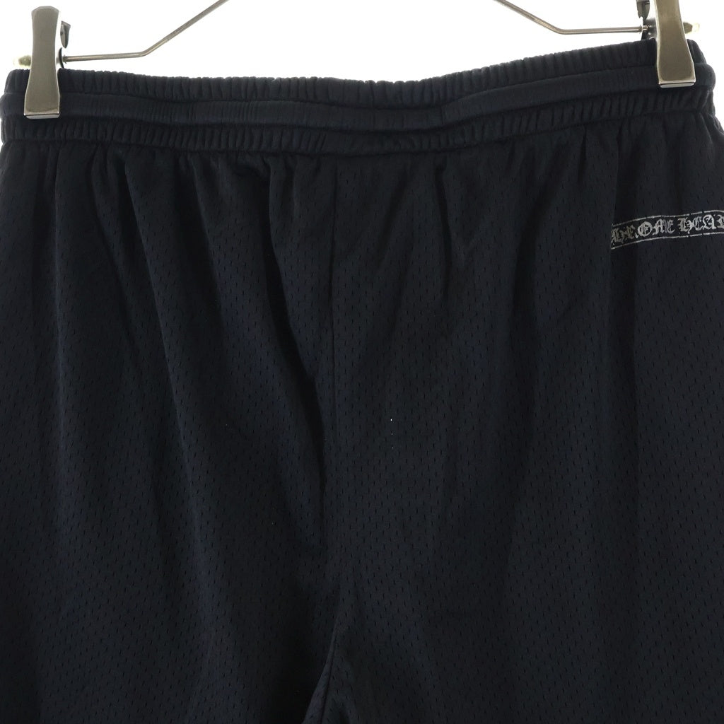 CHROME HEARTS(クロムハーツ) MESH VARSITY SHORTS CHプリント メッシュハーフパンツ ショーツ ブラック