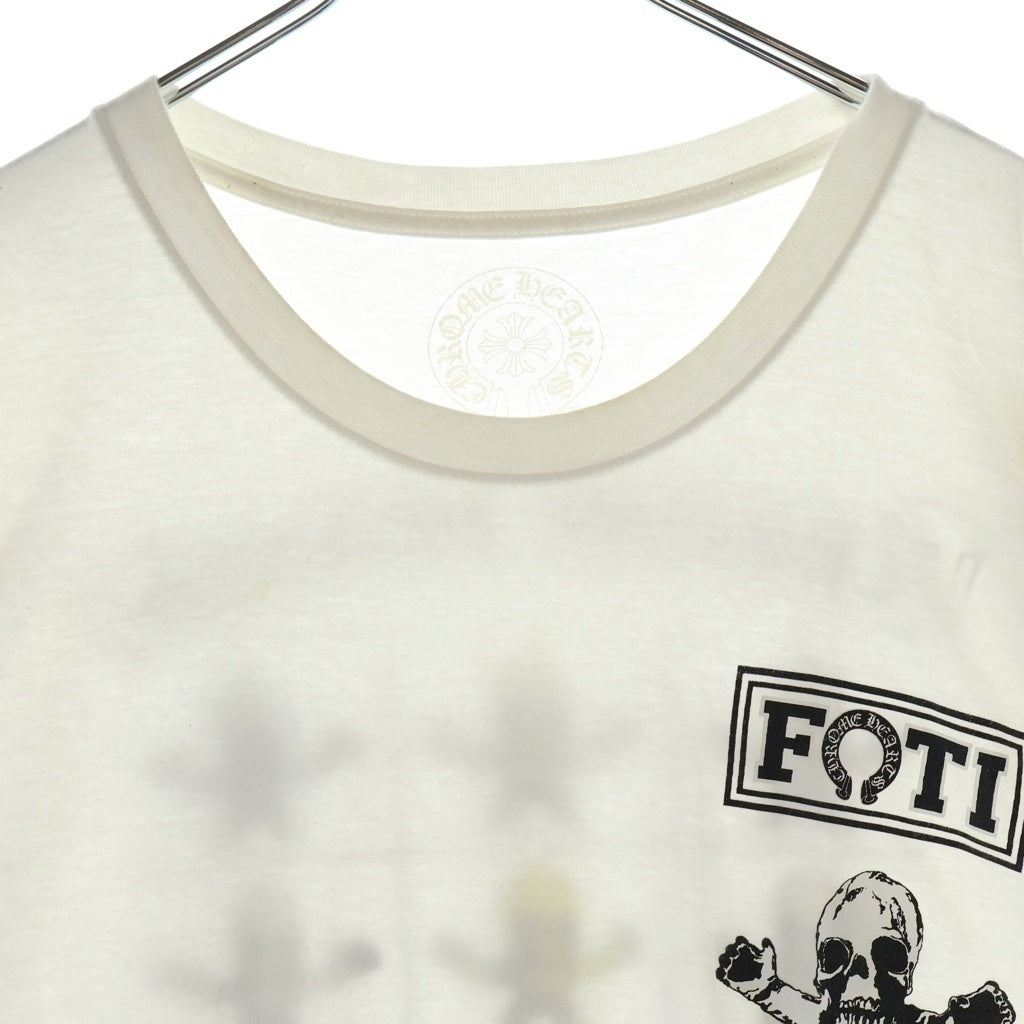 CHROME HEARTS(クロムハーツ) 25SS FOTI HARRIS TEE フォティ ハリスティーター 両面プリントTシャツ 半袖クルーネックカットソー ホワイト