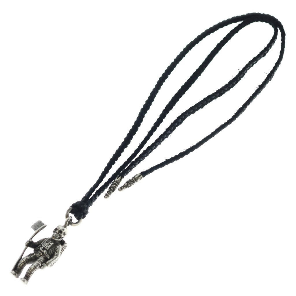 CHROME HEARTS(クロムハーツ) FOTI NASKULL LB フォティ ナスカル Wレザーブレイド ペンダントトップ シルバー