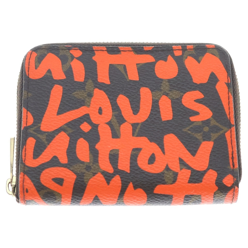 LOUIS VUITTON(ルイヴィトン) モノグラム グラフィティ ジッピー コインパース コンパクトウォレット 財布 ブラウン/オレンジ M93708 TH0069