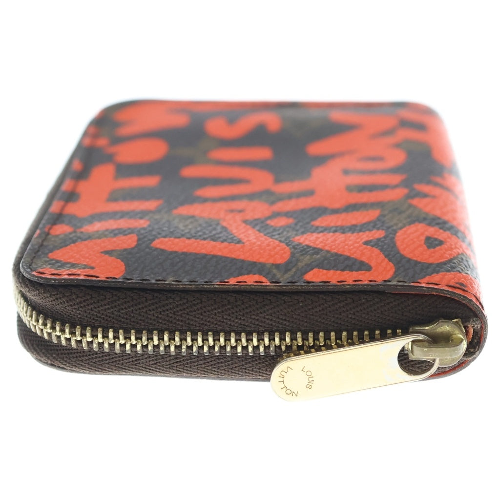 LOUIS VUITTON(ルイヴィトン) モノグラム グラフィティ ジッピー コインパース コンパクトウォレット 財布 ブラウン/オレンジ M93708 TH0069