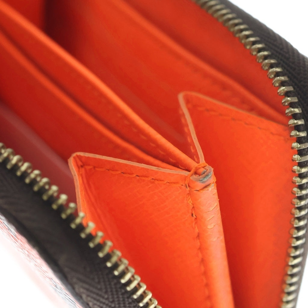 LOUIS VUITTON(ルイヴィトン) モノグラム グラフィティ ジッピー コインパース コンパクトウォレット 財布 ブラウン/オレンジ M93708 TH0069