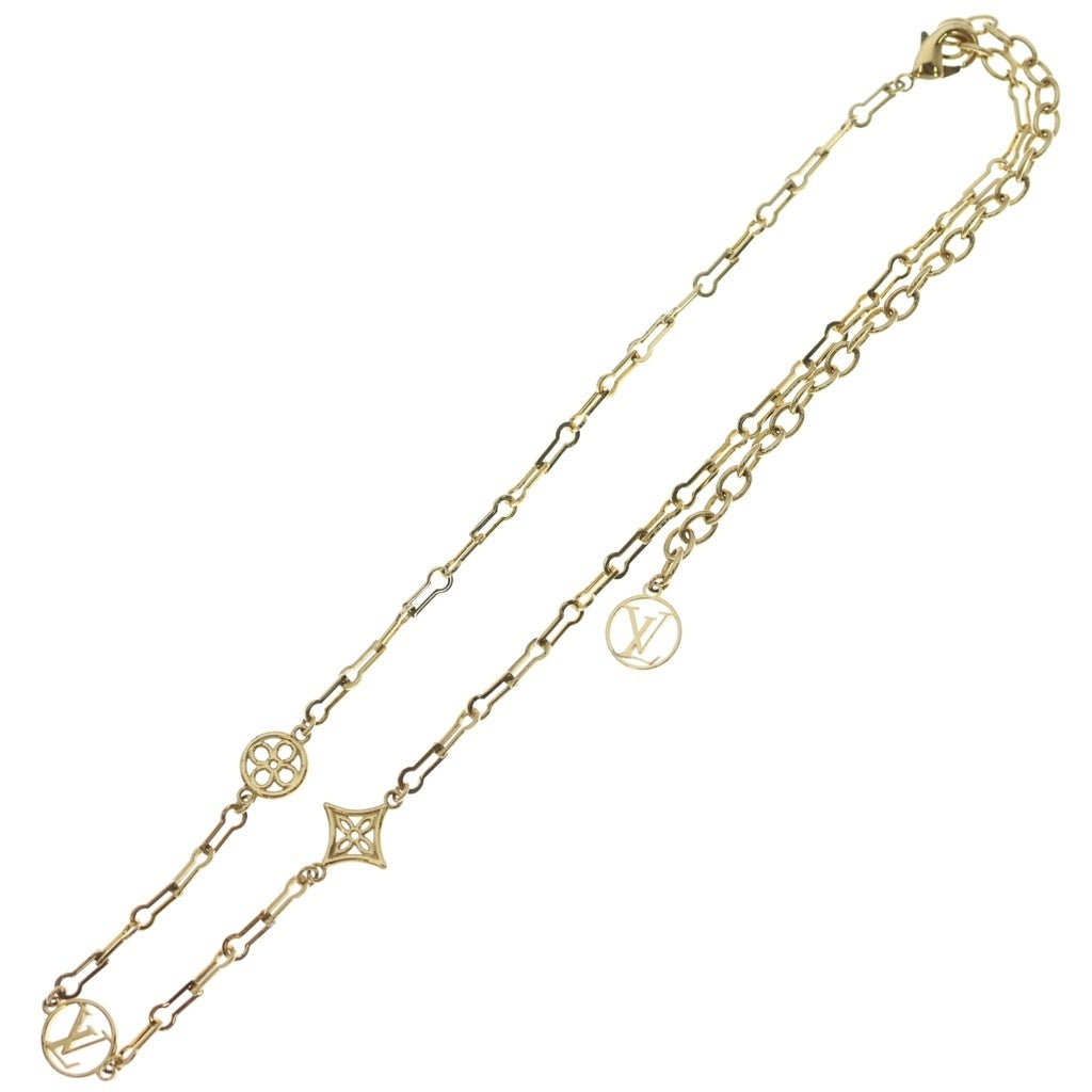 LOUIS VUITTON(ルイヴィトン) COLLIER FOREVER YOUNG コリエ フォーエバー ヤング モノグラムモチーフ チェーンネックレス ゴールド M69622