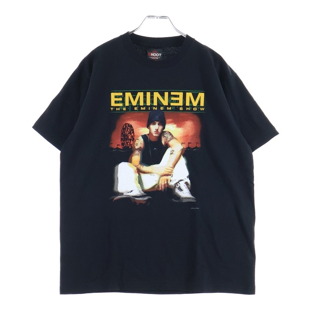 VINTAGE(ヴィンテージ) 00S EMINEM SHOW TOUR 2003 エミネム ショー ツアー ラップTシャツ 両面プリント半袖カットソー ブラック