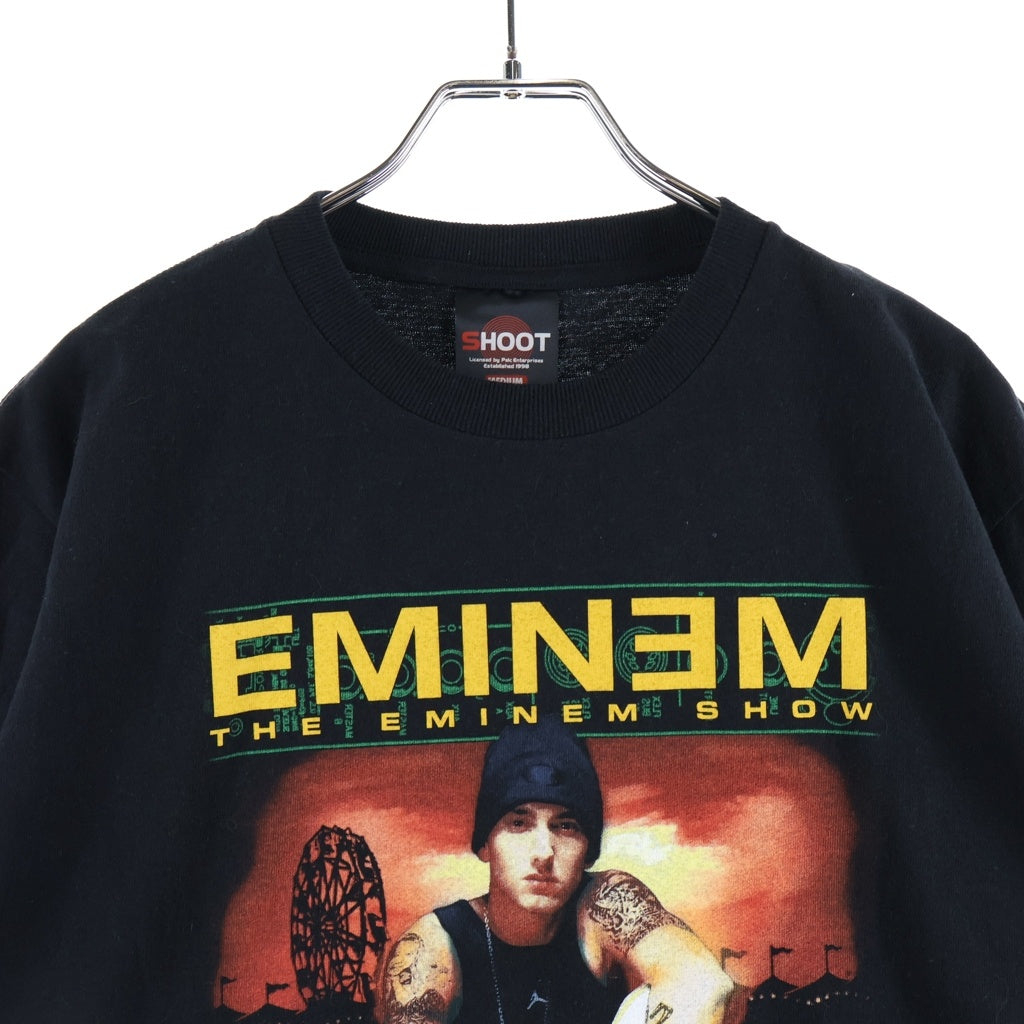 VINTAGE(ヴィンテージ) 00S EMINEM SHOW TOUR 2003 エミネム ショー ツアー ラップTシャツ 両面プリント半袖カットソー ブラック