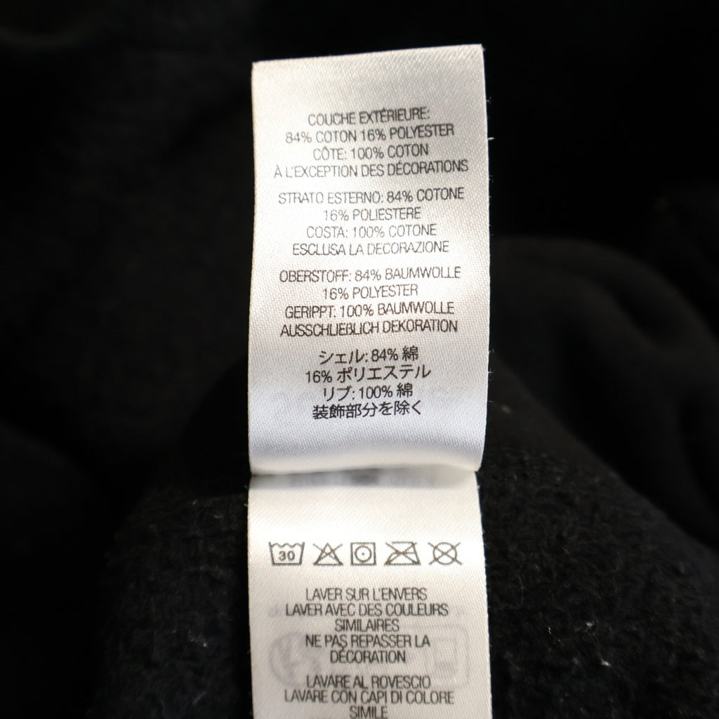 SUPREME(シュプリーム) 24AW Raised Script Hooded Sweatshirt レイズド スクリプト ロゴ エンブロイダリー プルオーバー スウェットシャツ パーカー フーディー ブラック