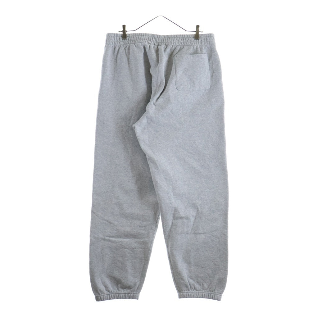 SUPREME(シュプリーム) 24AW Satin Applique Sweatpant サテン アプリケ ロゴ エンブロイダリー スウェットパンツ グレー