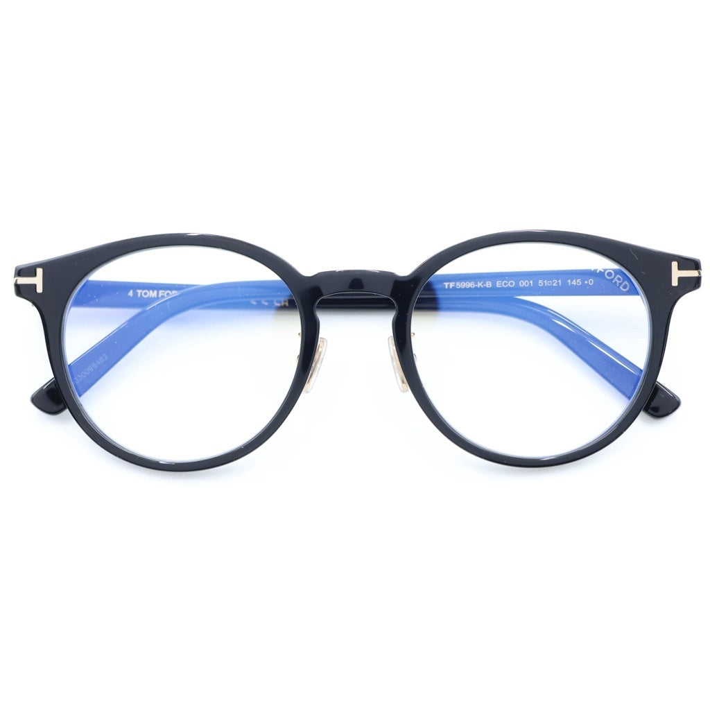 TOM FORD(トムフォード) TF5996-K-B アジアンフィット ボストンフレーム クリアレンズ サングラス メガネ ブラック