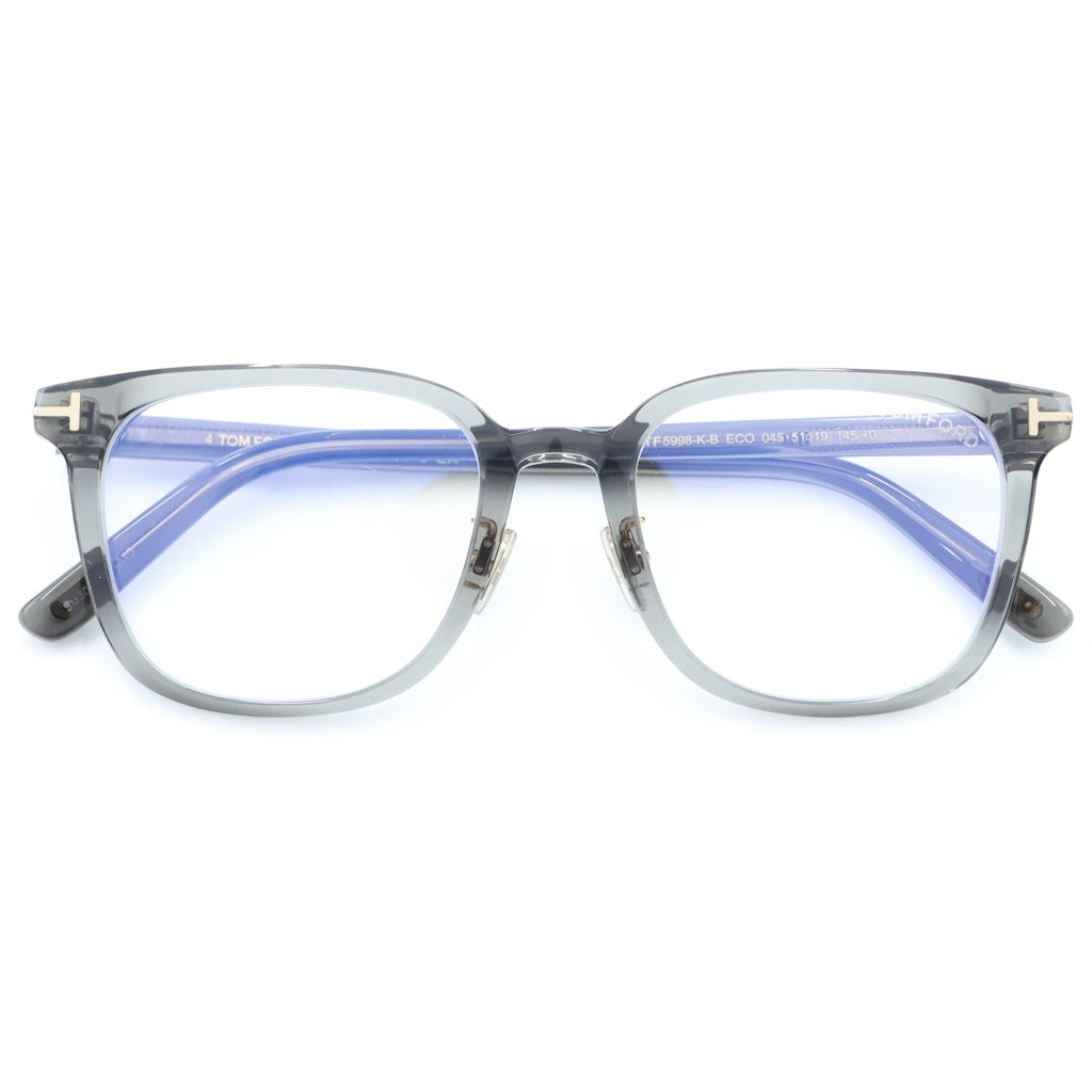 TOM FORD(トムフォード) TF5998-K-B アジアンフィット スクエアフレーム クリアレンズ サングラス メガネ ブラック