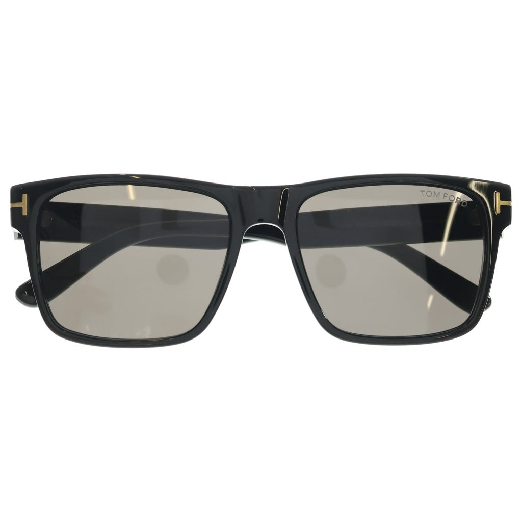 TOM FORD(トムフォード) CALDER スクエアフレーム カラーレンズ サングラス メガネ ブラック TF1205