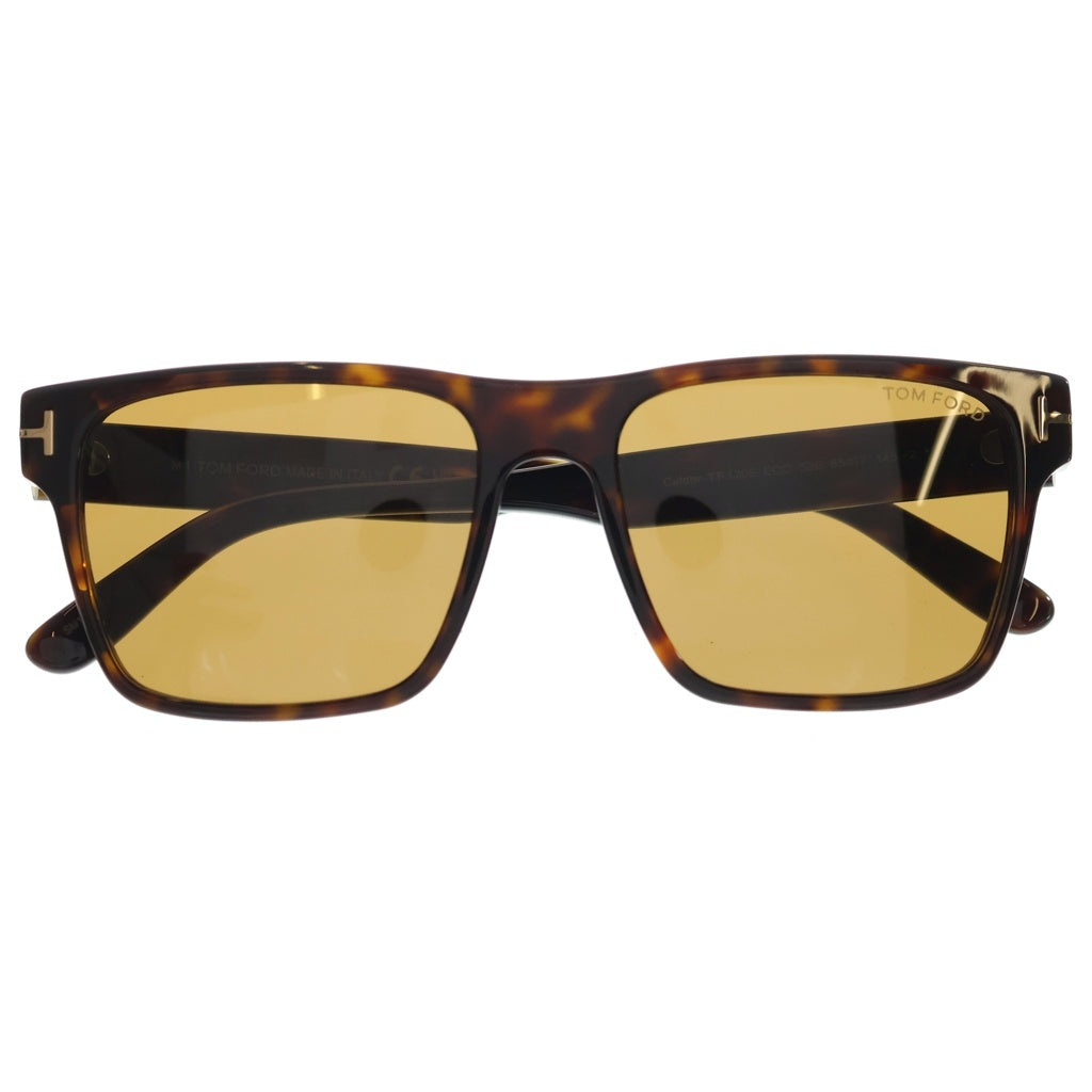 TOM FORD(トムフォード) CALDER スクエアフレーム カラーレンズ サングラス メガネ ブラウン TF1205