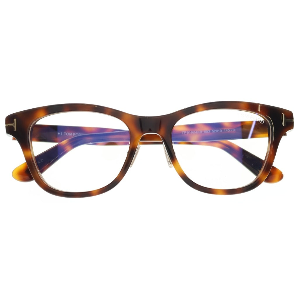 TOM FORD(トムフォード) アジアンフィット スクエアフレーム クリアレンズ サングラス メガネ ブラウン TF6162-D-B