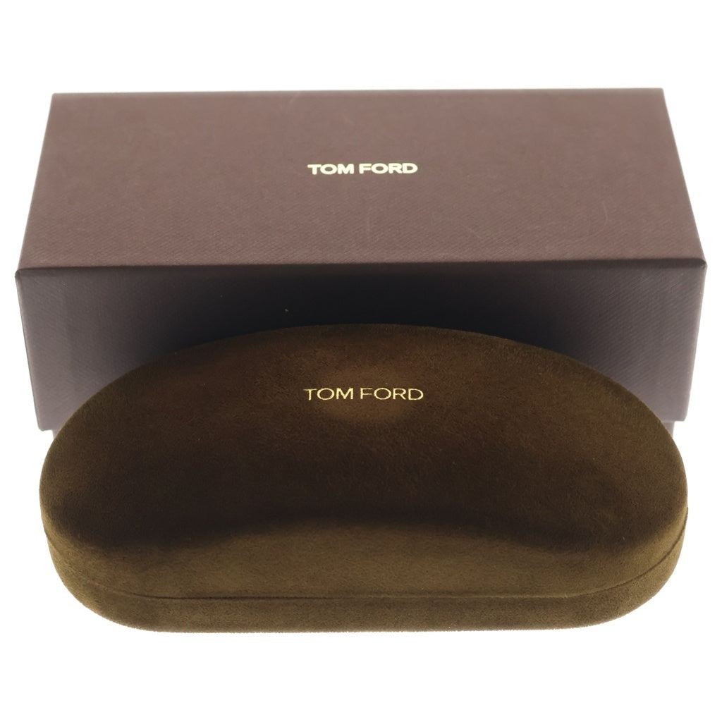 TOM FORD(トムフォード) アジアンフィット ウェリントンフレーム クリアレンズ サングラス メガネ ブラウン TF6101-D-B