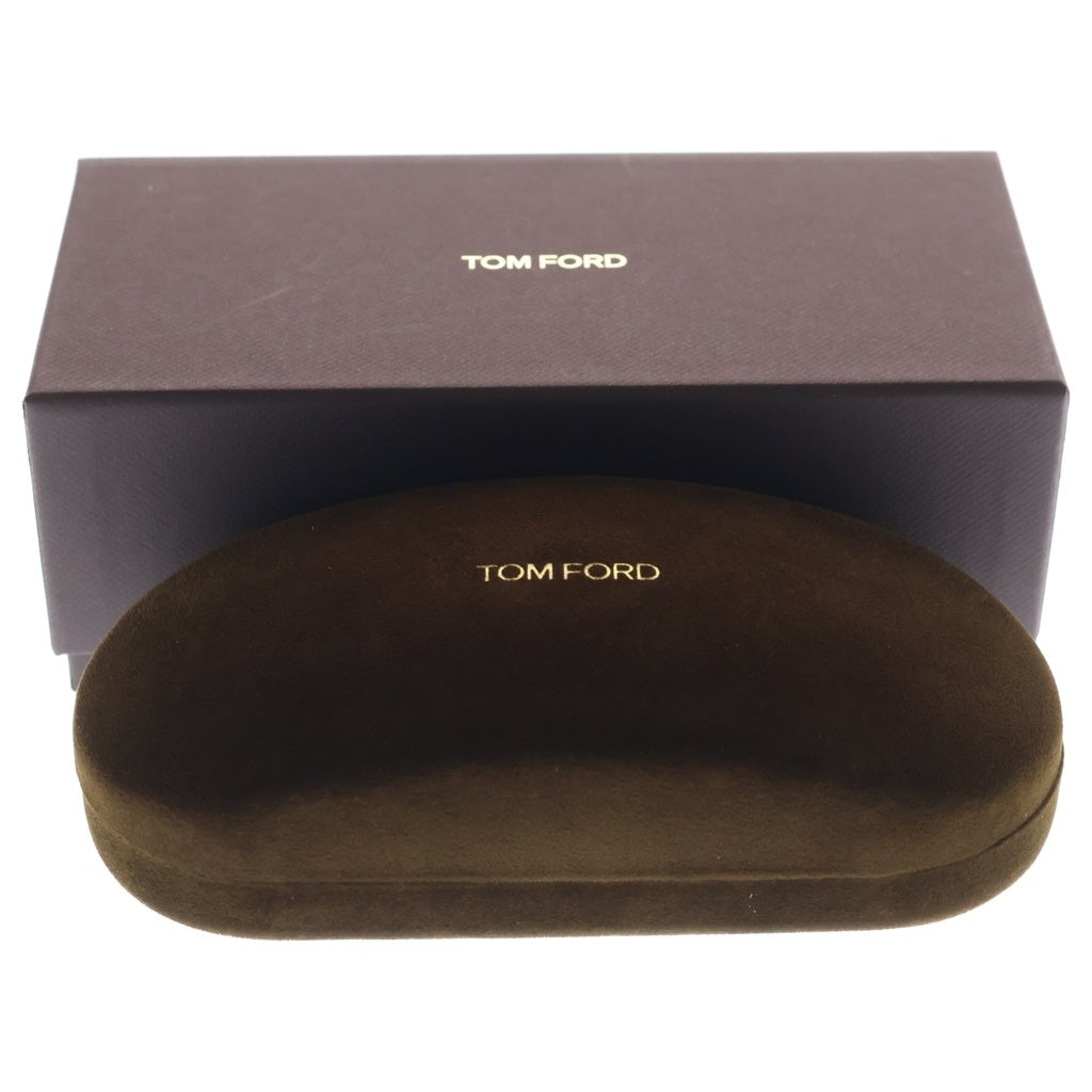 TOM FORD(トムフォード) アジアンフィット スクエアフレーム クリアレンズ サングラス メガネ ブラック TF6100-D-B