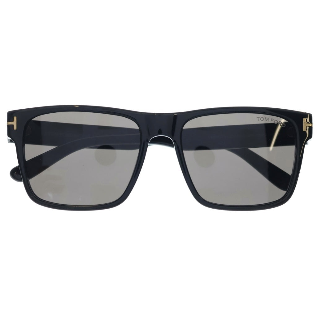 TOM FORD(トムフォード) CALDER スクエアフレーム カラーレンズ サングラス メガネ ブラック TF1205