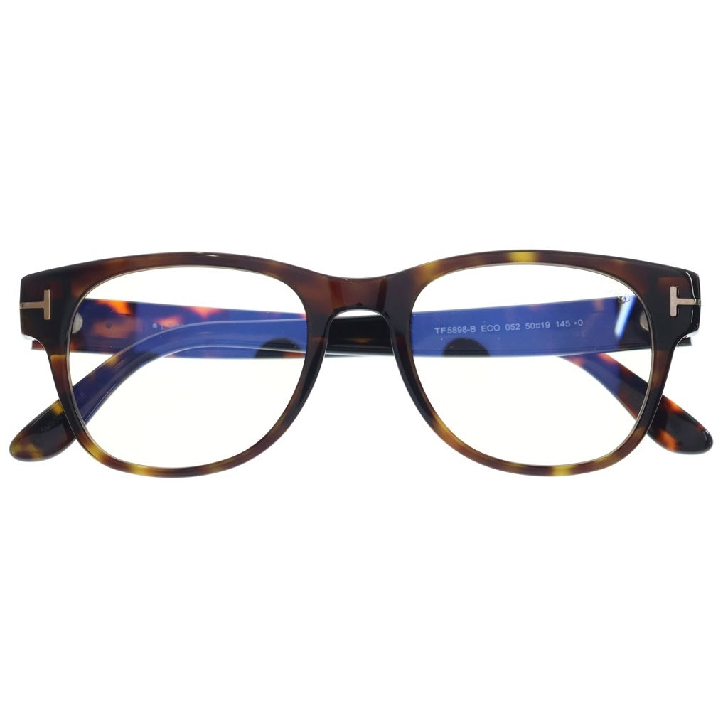 TOM FORD(トムフォード) ウェリントンフレーム クリアレンズ サングラス メガネ ブラウン TF5898-B