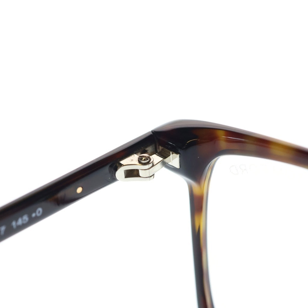 TOM FORD(トムフォード) アジアンフィット スクエアフレーム クリアレンズ サングラス メガネ ブラウン TF6100-D-B