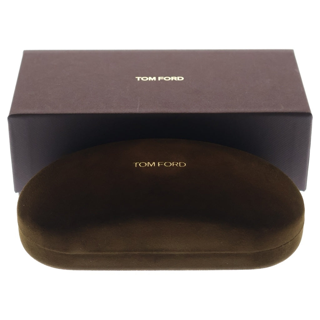 TOM FORD(トムフォード) アジアンフィット ウェリントンフレーム クリアレンズ サングラス メガネ ブラウン TF6162-D-B