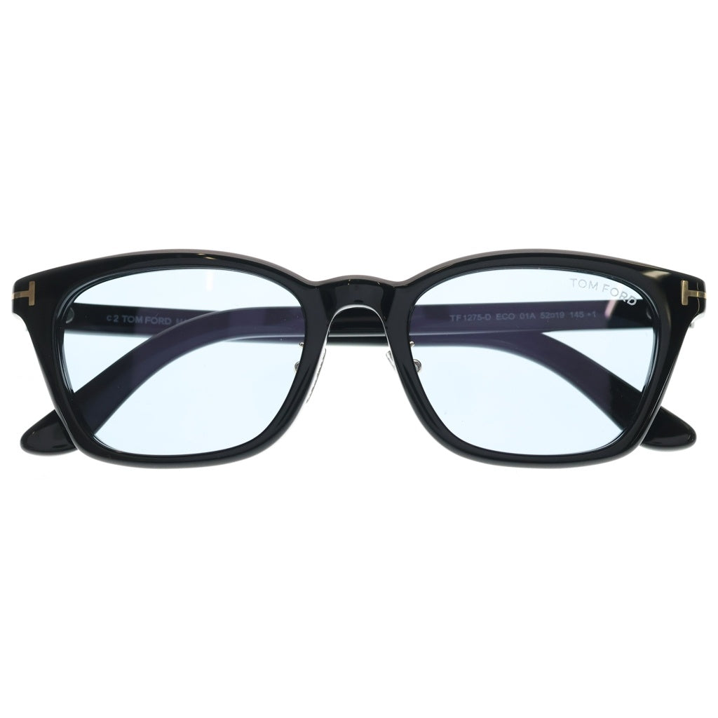 TOM FORD(トムフォード) アジアンフィット ウェリントンフレーム カラーレンズ サングラス メガネ ブラック/ブルー TF1275-D