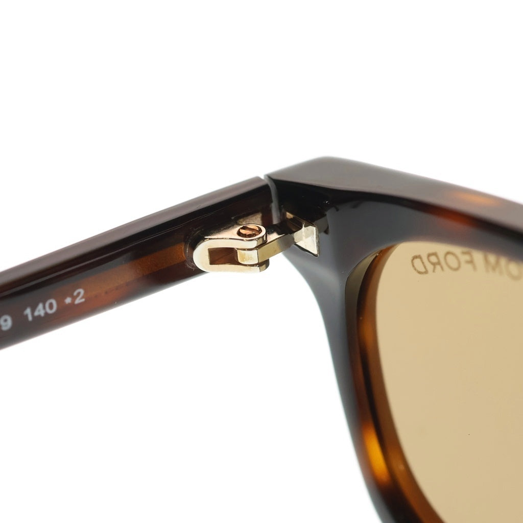 TOM FORD(トムフォード) アジアンフィット スクエアフレーム カラーレンズ サングラス メガネ ブラウン TF1350-D
