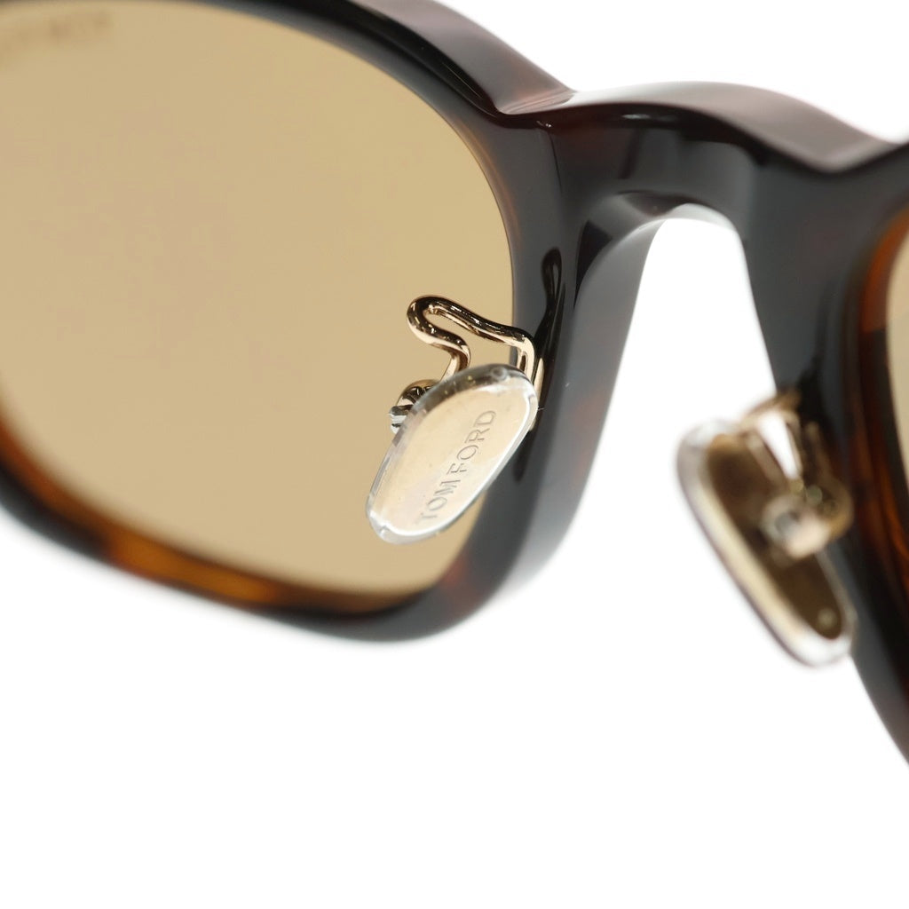 TOM FORD(トムフォード) アジアンフィット スクエアフレーム カラーレンズ サングラス メガネ ブラウン TF1350-D
