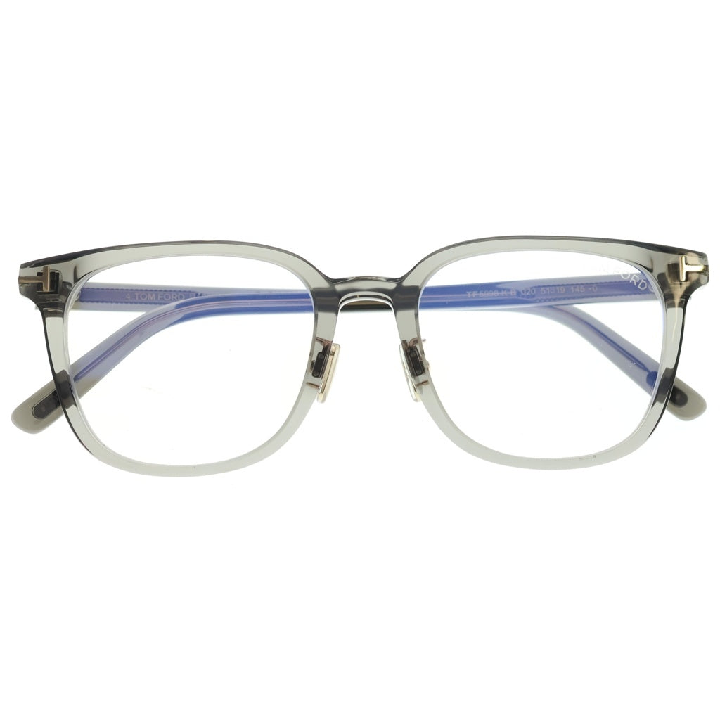 TOM FORD(トムフォード) アジアンフィット スクエアフレーム クリアレンズ サングラス メガネ ブラック TF5998-K-B