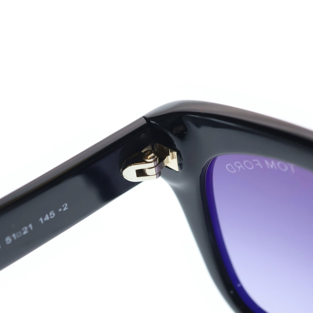 TOM FORD(トムフォード) SNOWDON スノードン ウェリントンフレーム クリアレンズ サングラス メガネ ブラック TF237-F