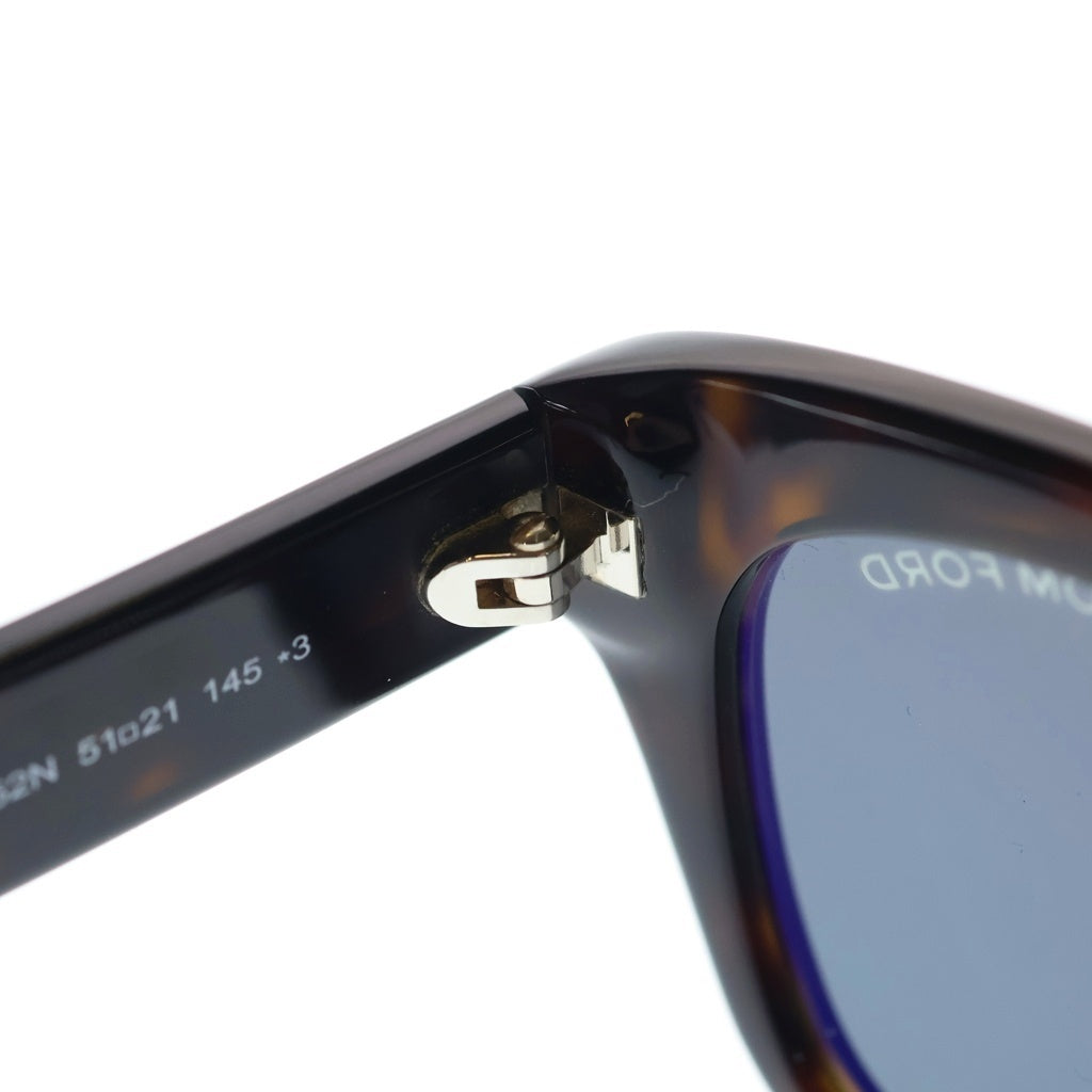 TOM FORD(トムフォード) SNOWDON スノードン ウェリントンフレーム クリアレンズ サングラス メガネ ブラウン/ブラック TF237-F
