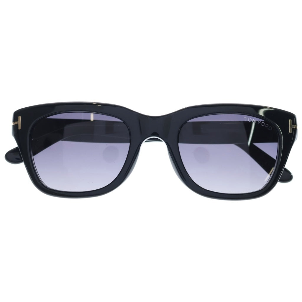 TOM FORD(トムフォード) SNOWDON スノードン ウェリントンフレーム クリアレンズ サングラス メガネ ブラック TF237-F