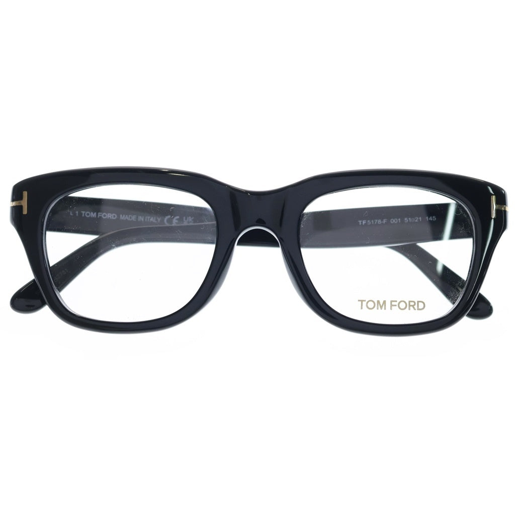 TOM FORD(トムフォード) アジアンフィット ウェリントンフレーム クリアレンズ サングラス メガネ ブラック TF5178-F