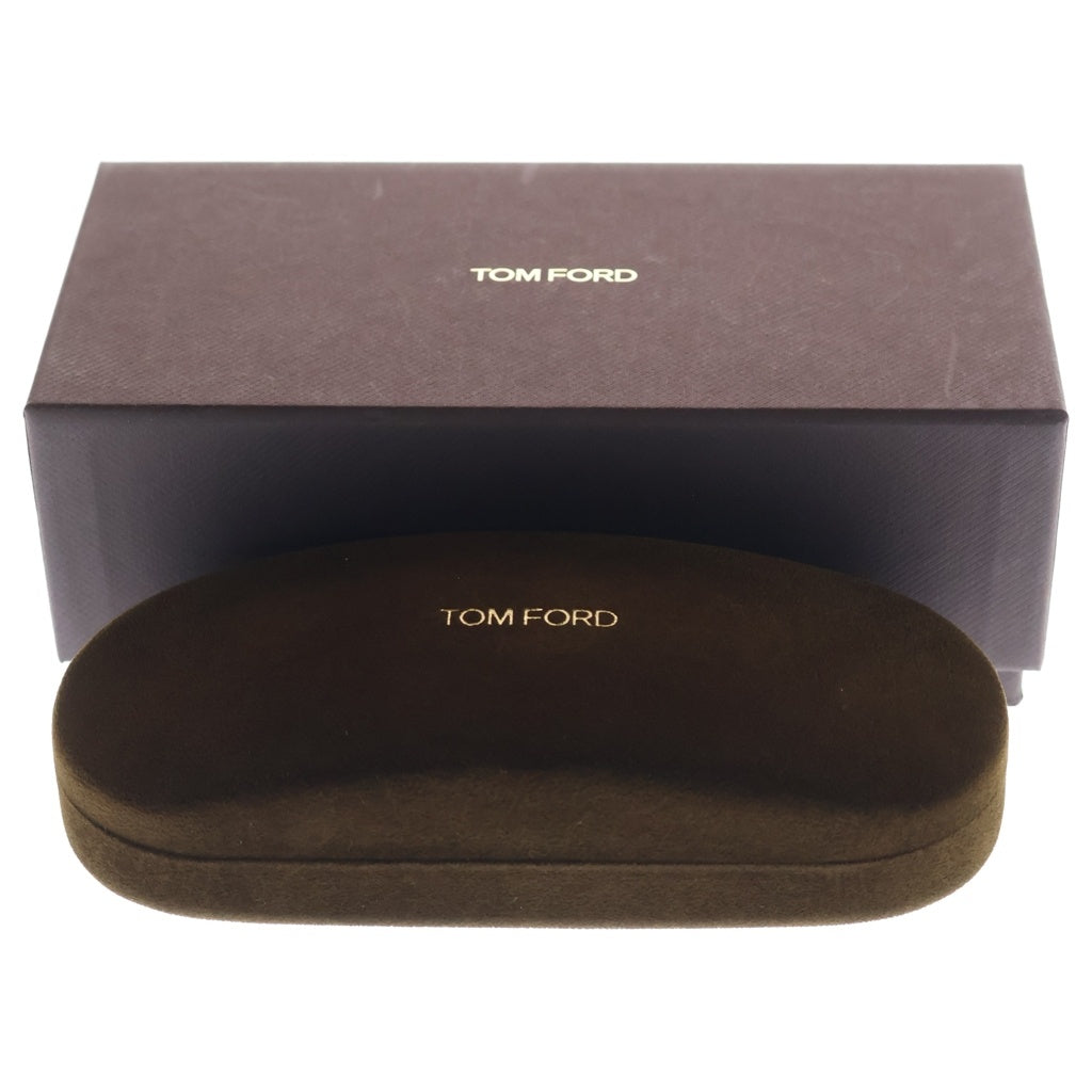 TOM FORD(トムフォード) アジアンフィット スクエアフレーム クリアレンズ サングラス メガネ ブラウン TF6100-D-B