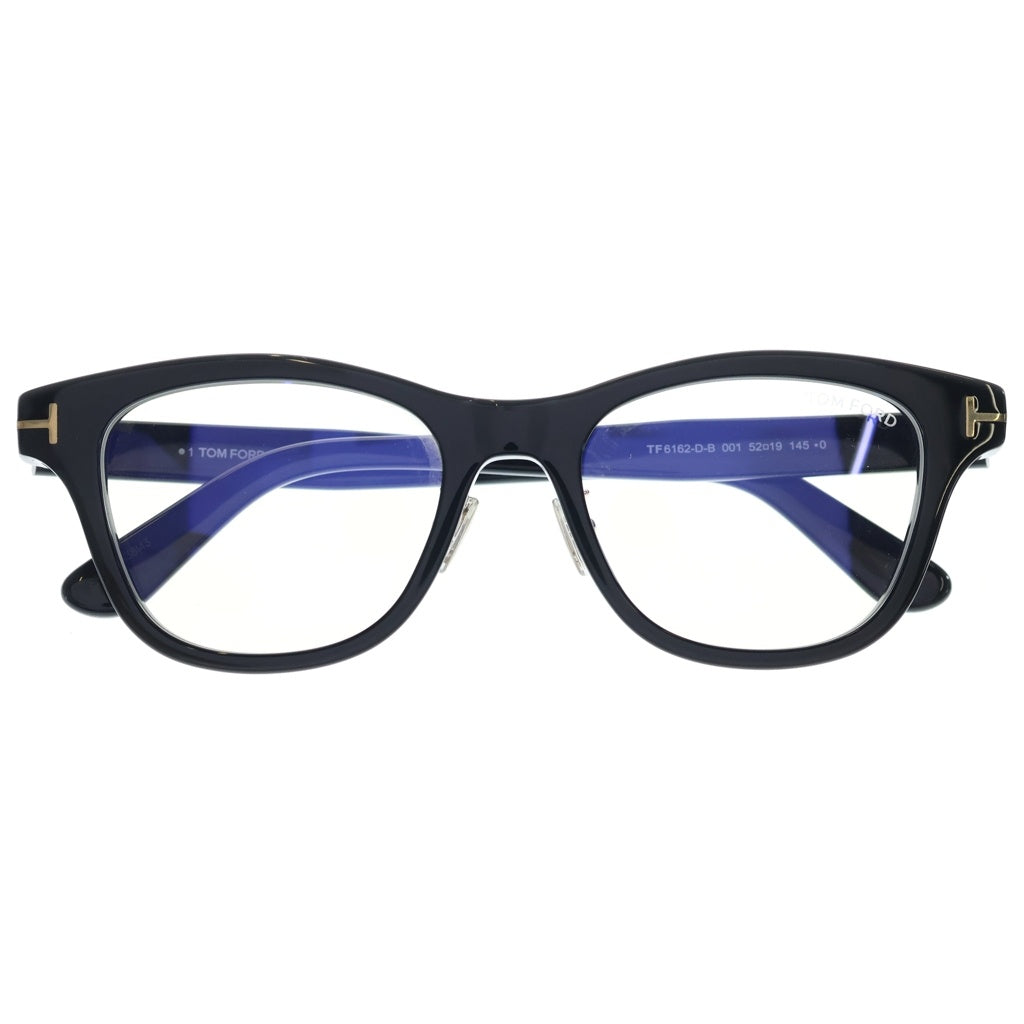 TOM FORD(トムフォード) アジアンフィット ウェリントンフレーム クリアレンズ サングラス メガネ ブラック TF6162-D-B