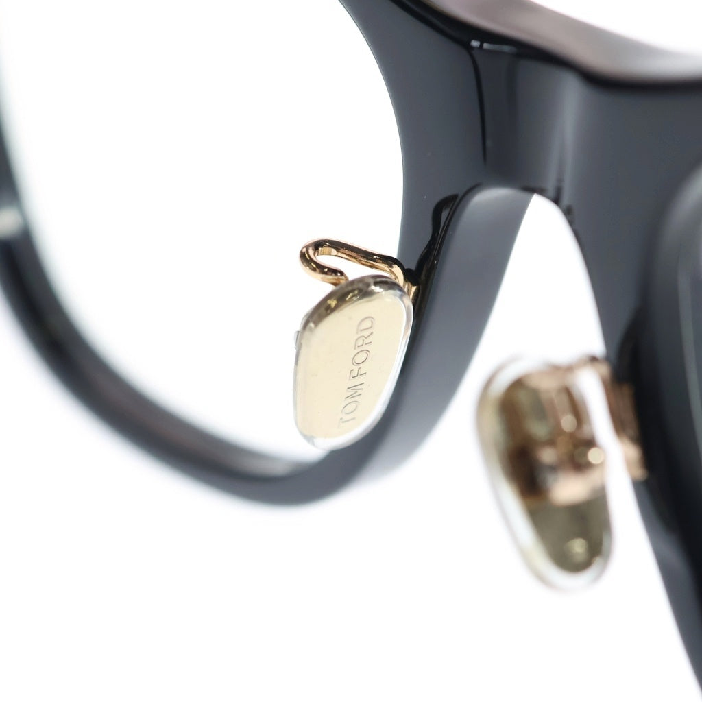TOM FORD(トムフォード) アジアンフィット ウェリントンフレーム クリアレンズ サングラス メガネ ブラック TF6162-D-B