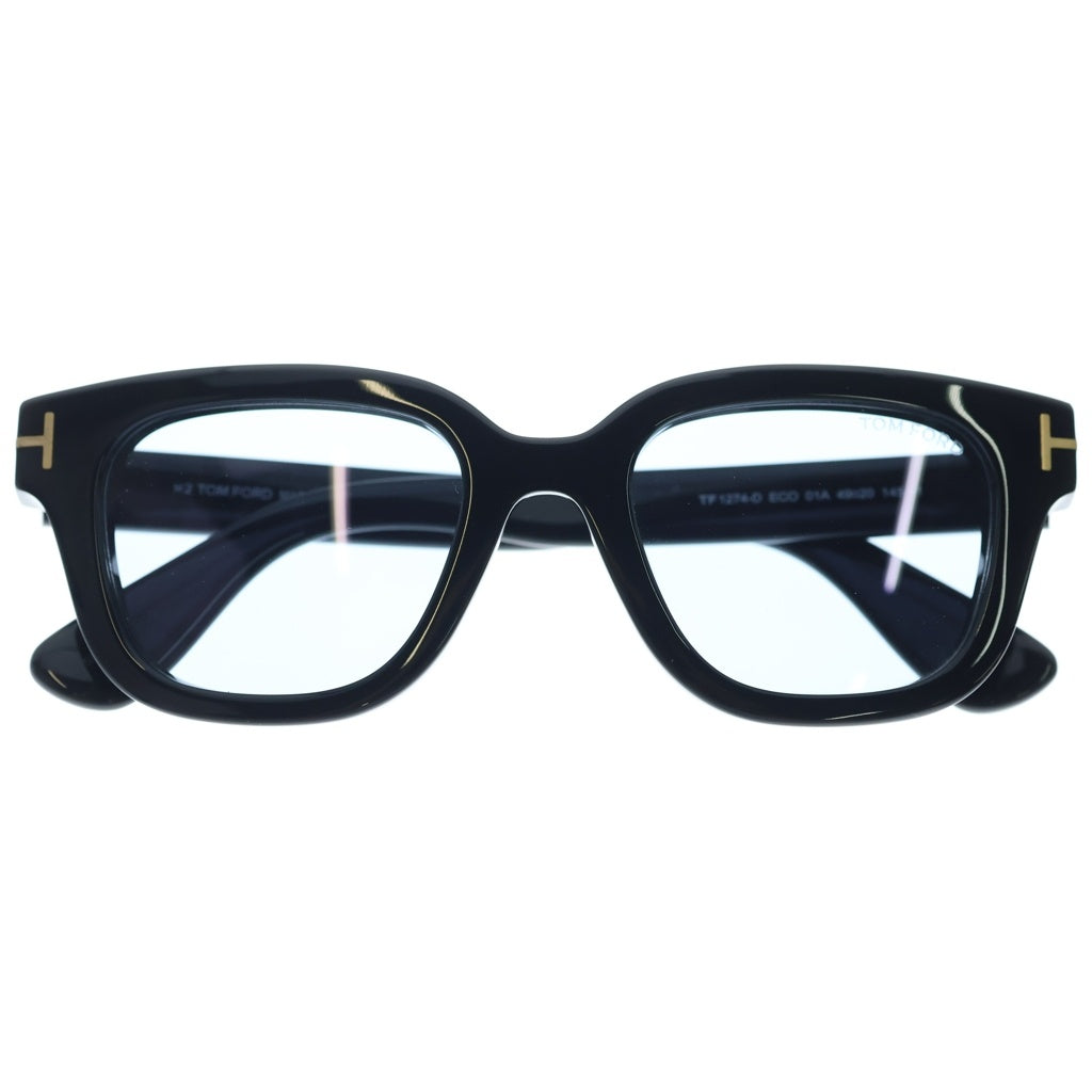 TOM FORD(トムフォード) アジアンフィット ウェリントンフレーム クリア カラーレンズ サングラス メガネ ブラック/ブルー TF1274-D