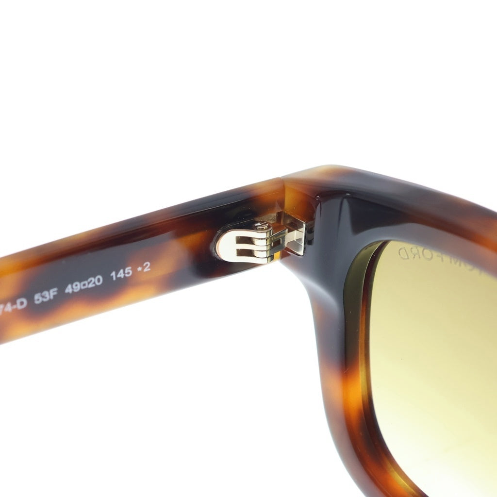 TOM FORD(トムフォード) アジアンフィット ウェリントンフレーム カラーレンズ サングラス メガネ ブラウン TF1274-D レディース
