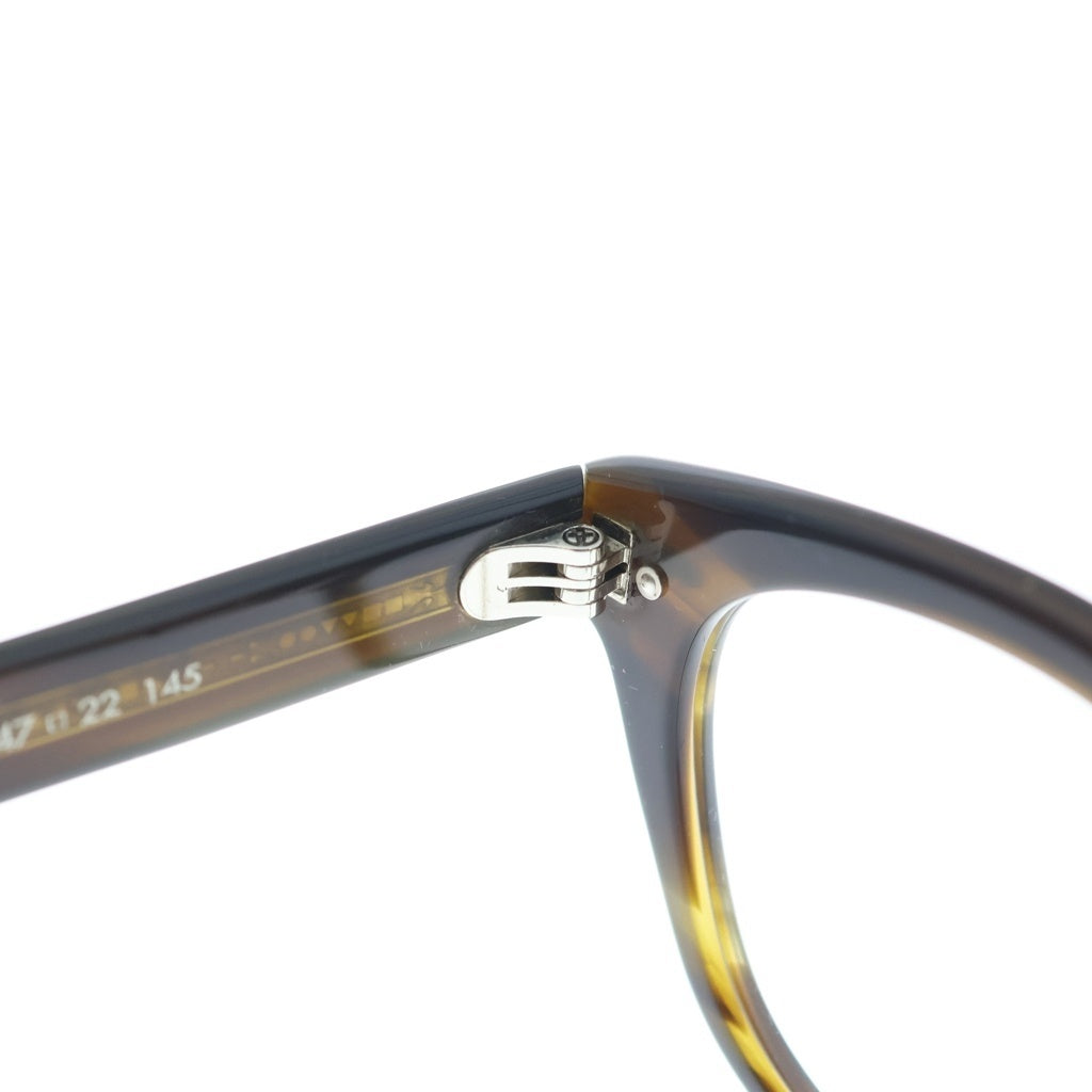 OLIVER PEOPLES(オリバーピープルズ) SHELDRAKE シェルドレイク アジアンフィット ウェリントンフレーム クリアレンズ サングラス メガネ ブラウン OV5036A
