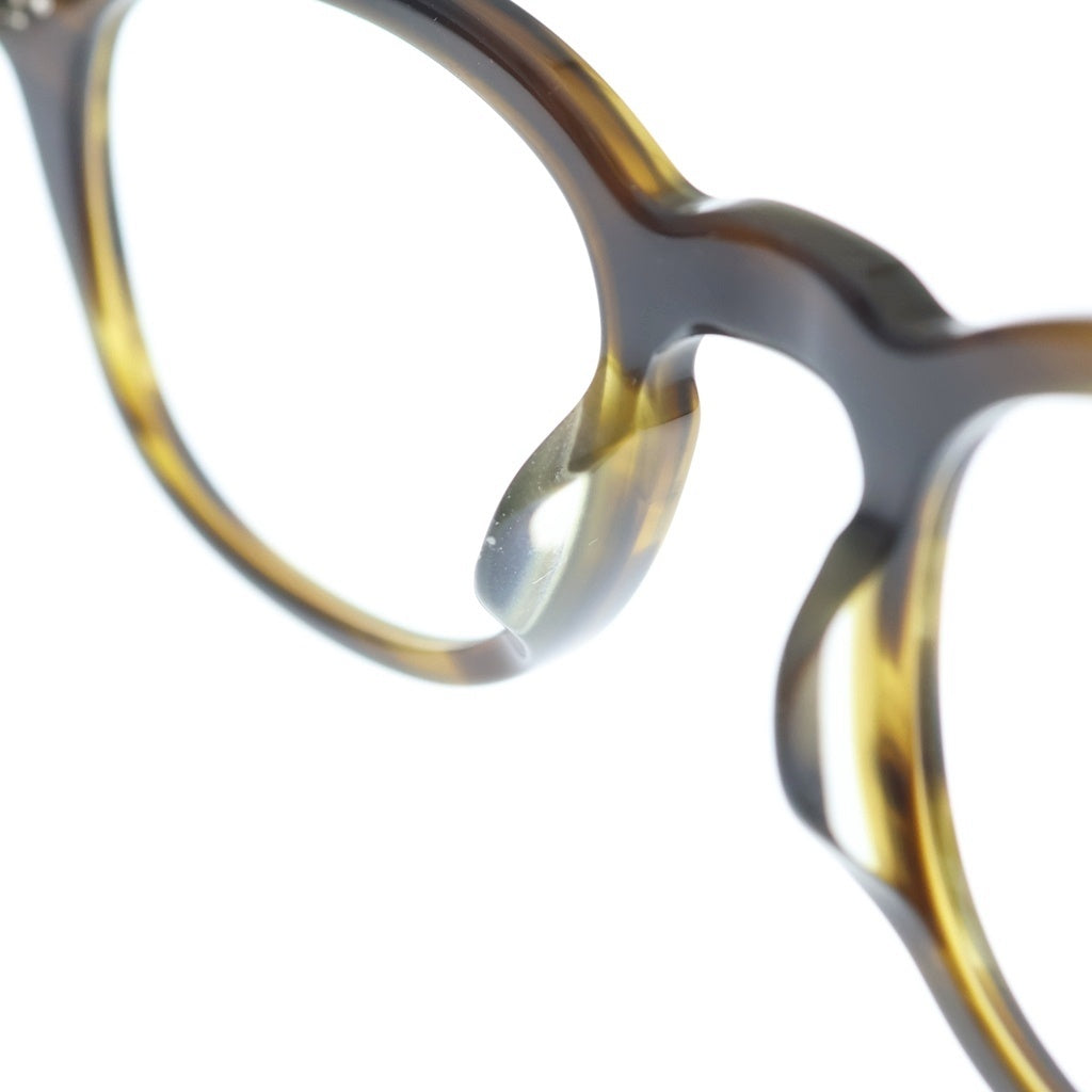 OLIVER PEOPLES(オリバーピープルズ) SHELDRAKE シェルドレイク アジアンフィット ウェリントンフレーム クリアレンズ サングラス メガネ ブラウン OV5036A