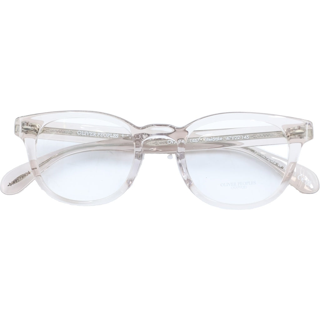 OLIVER PEOPLES(オリバーピープルズ) SHELDRAKE シェルドレイク アジアンフィット ウェリントンフレーム クリアレンズ サングラス メガネ グレー OV5036A レディース