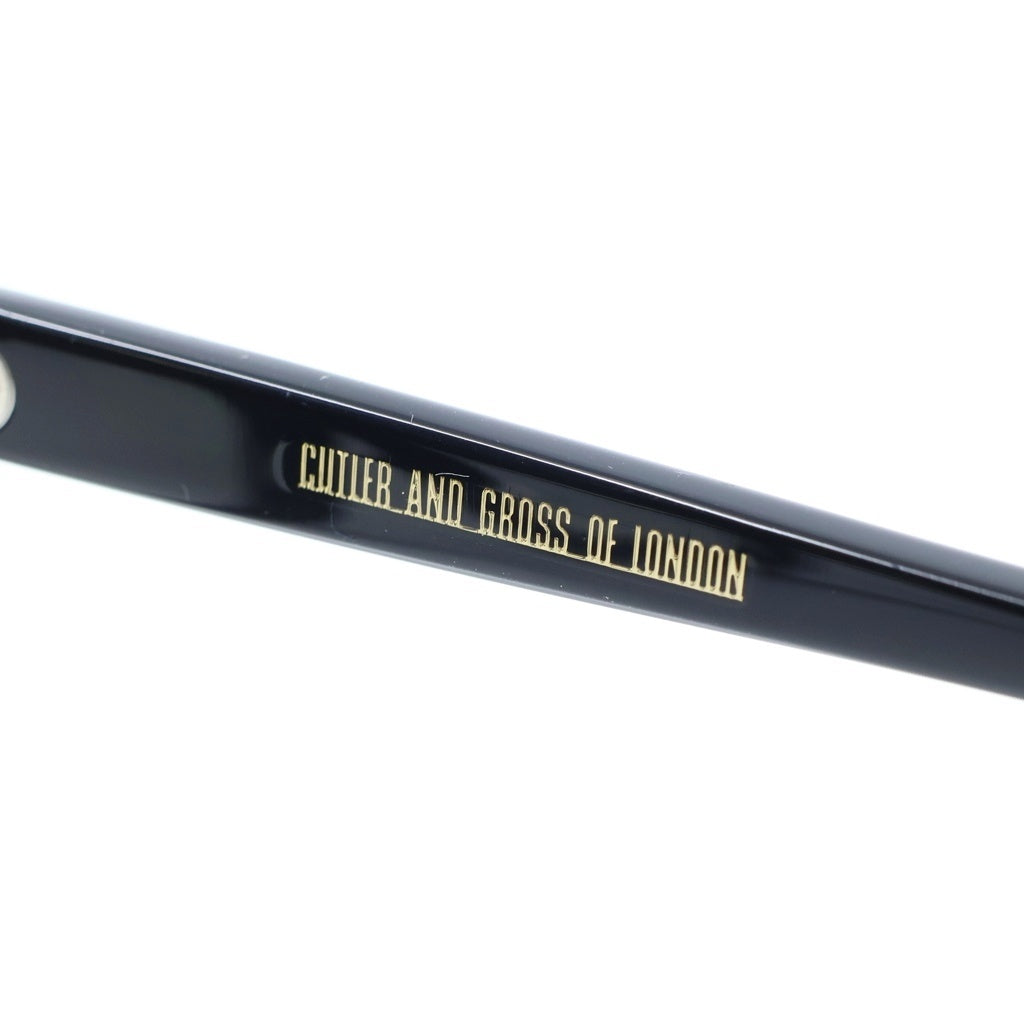 CUTLER AND GROSS(カトラーアンドグロス) ×KINGSMAN キングスマン ウェリントンフレーム クリアレンズ サングラス メガネ ブラック MP0932 01