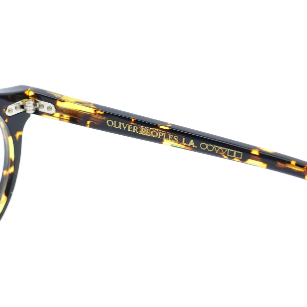 OLIVER PEOPLES(オリバーピープルズ) GREGORY PECK-F グレゴリーペック ボストンフレーム クリアレンズ サングラス メガネ イエロー/ブラック OV5186F レディース