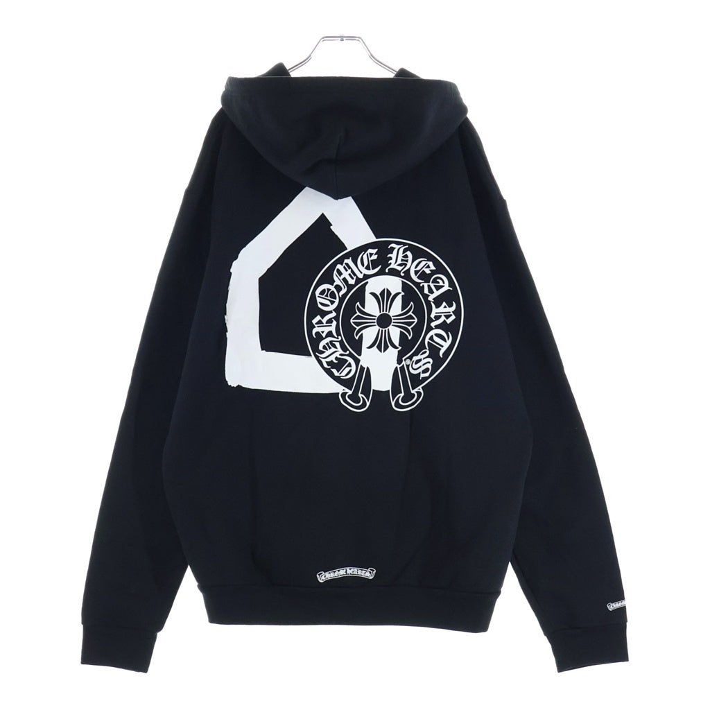 CHROME HEARTS(クロムハーツ) SWTSHRT HD ZIP LTD DSMG ドーバーストリートマーケット限定 ダガー ジップアップパーカー ブラック