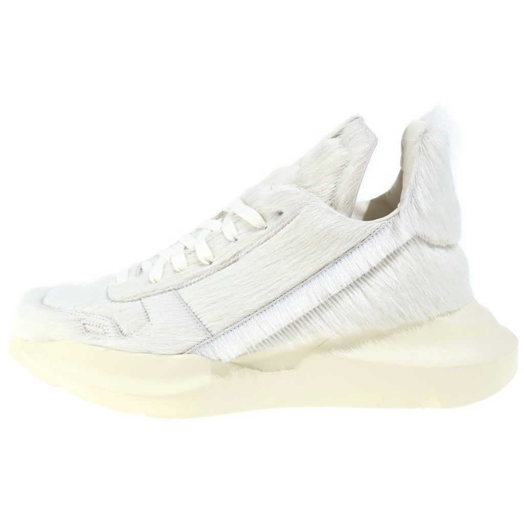 Rick Owens(リックオウエンス) GETH RUNNER ゲスランナー ハラコ ローカットスニーカー 02E1814