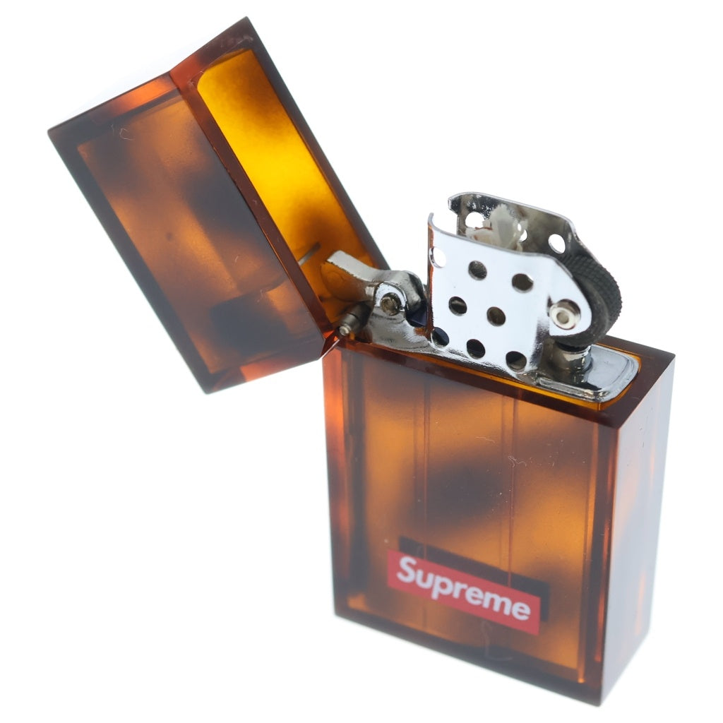 SUPREME(シュプリーム) 19AW ×Tsubota Pearl Hard Edge Lighter 坪田パール ハード エッジ ライター ブラウン