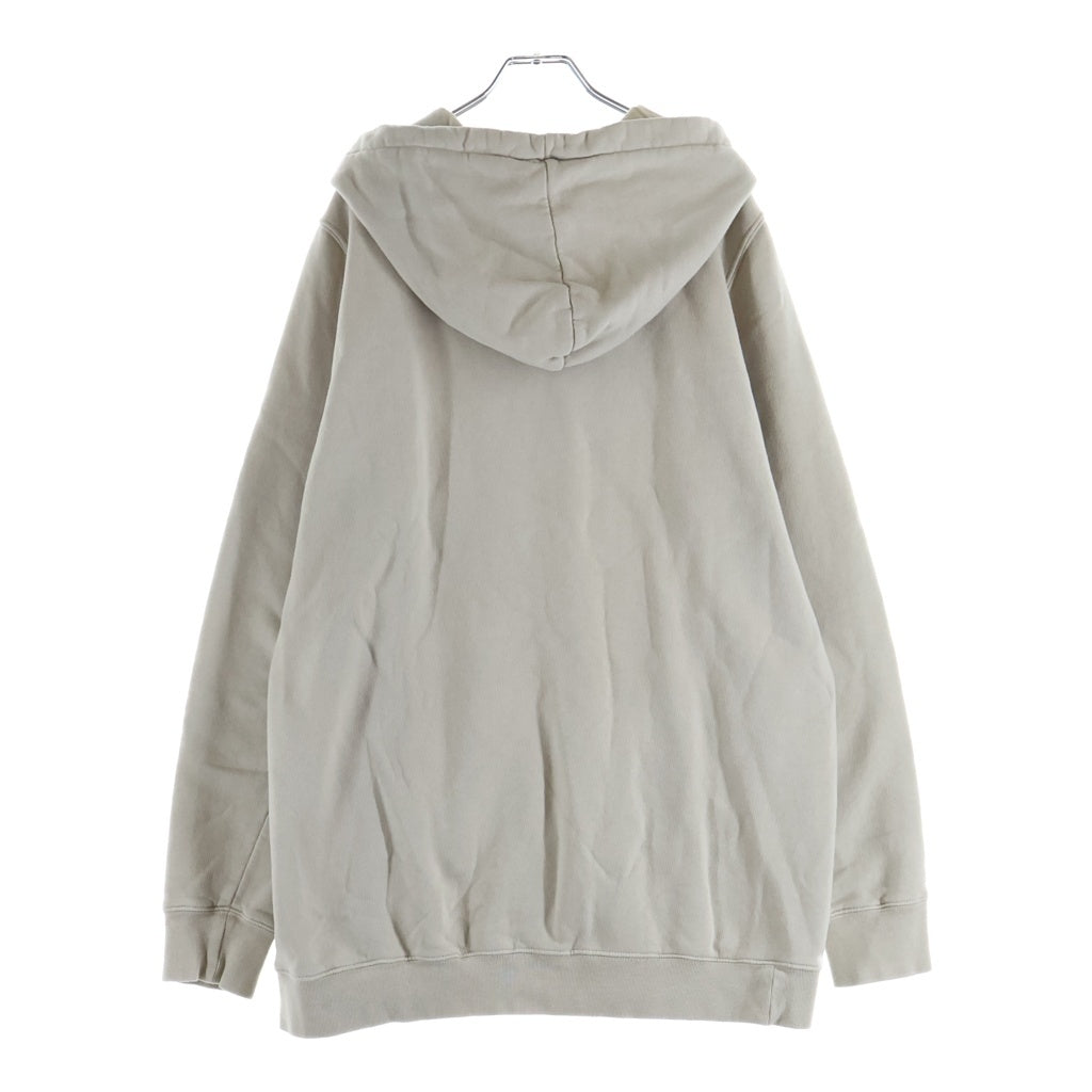 Rick Owens DRKSHDW(リックオウエンス ダークシャドウ) 15SS コットン ドローストリング ジップアップフーディー パーカー ベージュ DU15S9277-F
